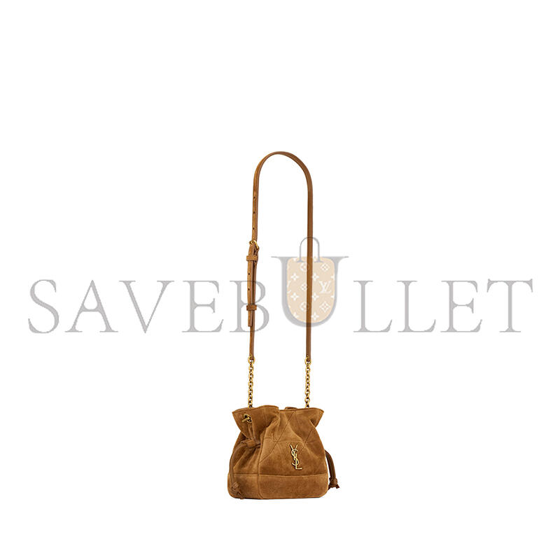 YSL JAMIE MINI SHOULDER POUCH IN SUEDE 8591741U8P72916 (15.5*14.5*8cm)